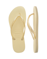 The Havaianas Womens Slim Flip Flops in Buttercream