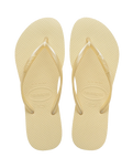 The Havaianas Womens Slim Flip Flops in Buttercream