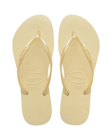 The Havaianas Womens Slim Flip Flops in Buttercream