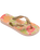The Havaianas Girls Girls Flores Flip Flops in Ballet Rose