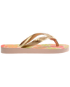 The Havaianas Girls Girls Flores Flip Flops in Ballet Rose