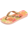 The Havaianas Girls Girls Flores Flip Flops in Ballet Rose