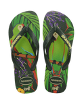The Havaianas Mens Ipe Flip Flops in Green & Green