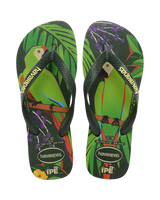 The Havaianas Mens Ipe Flip Flops in Green & Green