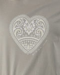 Mandala Heart T-Shirt in Eucalyptus