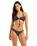 The Seafolly Womens Belle Hipster Bikini Bottoms in Blue Indigo