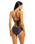 The Seafolly Womens Belle Hipster Bikini Bottoms in Blue Indigo