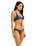 The Seafolly Womens Belle Hipster Bikini Bottoms in Blue Indigo