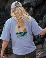 Polzeath Arch T-Shirt in Powder Blue