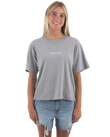 The Born by the Sea Womens Drifter T-Shirt in Storm Grey