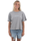The Born by the Sea Womens Drifter T-Shirt in Storm Grey