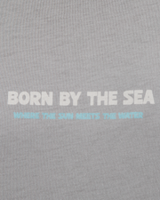 The Born by the Sea Womens Drifter T-Shirt in Storm Grey