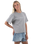 The Born by the Sea Womens Drifter T-Shirt in Storm Grey