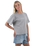 The Born by the Sea Womens Drifter T-Shirt in Storm Grey