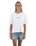 The Born by the Sea Womens Drifter T-Shirt in White