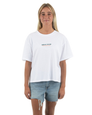 The Born by the Sea Womens Drifter T-Shirt in White