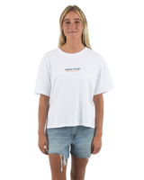 The Born by the Sea Womens Drifter T-Shirt in White