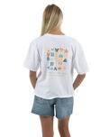 The Born by the Sea Womens Drifter T-Shirt in White