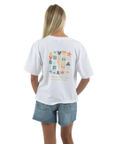The Born by the Sea Womens Drifter T-Shirt in White