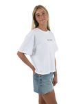 The Born by the Sea Womens Drifter T-Shirt in White
