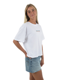 The Born by the Sea Womens Drifter T-Shirt in White