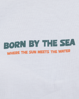 The Born by the Sea Womens Drifter T-Shirt in White