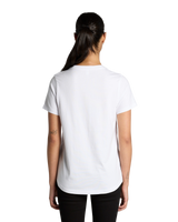 The AS Colour Womens Maple Curve T-Shirt in White