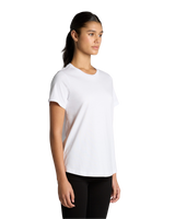 The AS Colour Womens Maple Curve T-Shirt in White