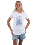 The Born by the Sea Womens Divine T-Shirt in White