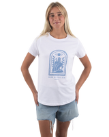 The Born by the Sea Womens Divine T-Shirt in White