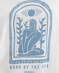 The Born by the Sea Womens Divine T-Shirt in White