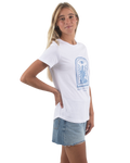 The Born by the Sea Womens Divine T-Shirt in White