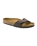 The Birkenstock Womens Madrid Birko-Flor Sandals in Dark Brown