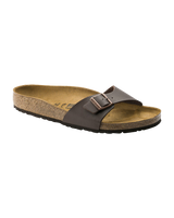 The Birkenstock Womens Madrid Birko-Flor Sandals in Dark Brown