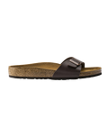 The Birkenstock Womens Madrid Birko-Flor Sandals in Dark Brown