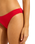 The Seafolly Womens Collective Hipster Bikini Bottoms in Cosmo Red