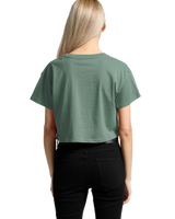 The AS Colour Womens Crop T-Shirt in Mineral