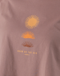 Golden Hour Crop T-Shirt in Hazy Pink
