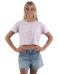 The Born by the Sea Womens Sunrise T-Shirt in Orchid
