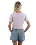 The Born by the Sea Womens Sunrise T-Shirt in Orchid