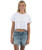 The Born by the Sea Womens Sunrise T-Shirt in White