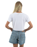 The Born by the Sea Womens Sunrise T-Shirt in White