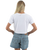 The Born by the Sea Womens Sunrise T-Shirt in White