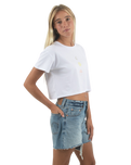 The Born by the Sea Womens Sunrise T-Shirt in White