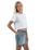 The Born by the Sea Womens Sunrise T-Shirt in White