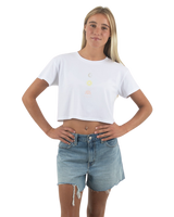 The Born by the Sea Womens Sunrise T-Shirt in White