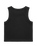 The AS Colour Womens Organic Rib Crop Vest in Black