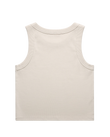 The AS Colour Organic Rib Crop Vest in Bone | Available at Anns Cottage