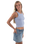 The Born by the Sea Womens Crop Vest in Powder Blue