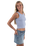 The Born by the Sea Womens Crop Vest in Powder Blue
